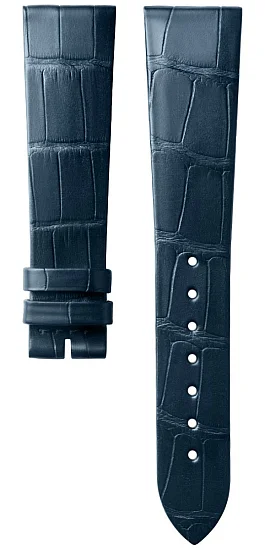 Paski i części Pasek Skórzany Longines Aligator Niebieski 20mm La Grande Classique 38 L682155054