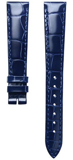 Paski i części Pasek Skórzany Longines Aligator Niebieski XL 15mm DolceVita Lady 205 L682167629