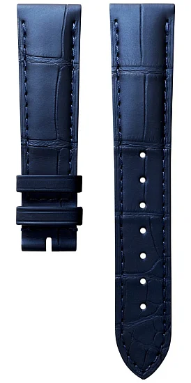Paski i części Pasek Skórzany Longines Aligator Granatowy XS 18mm Master Collection L682171579