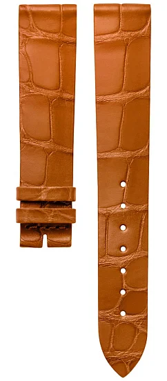 Paski i części Pasek Skórzany Longines Aligator Pomarańczowy 16mm La Grande Classique Lady 29 L682167132