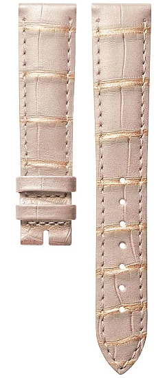 Paski i części Pasek Skórzany Longines Aligator Różowy XS 16mm Mini DolceVita 215 L682170884