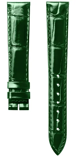 Paski i części Pasek Skórzany Longines Aligator Zielony 15mm DolceVita Lady 205 L682166869