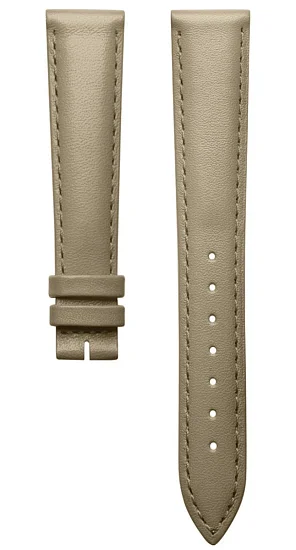 Paski i części Pasek Skórzany Longines Beżowy 15mm DolceVita L682159479