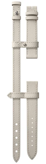 Paski i części Pasek Skórzany Longines Beżowy 15mm DolceVita Lady 205 L682167252
