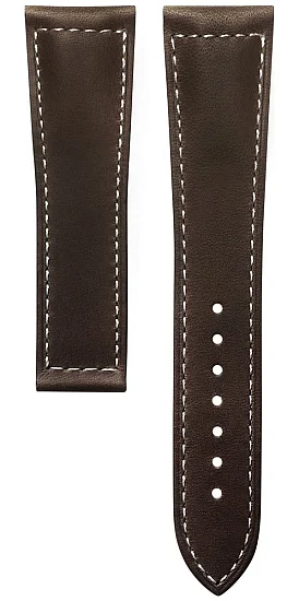 Paski i części Pasek Skórzany Longines Brązowy 22mm Spirit Pilot Flyback Column-Wheel 42 L682165903