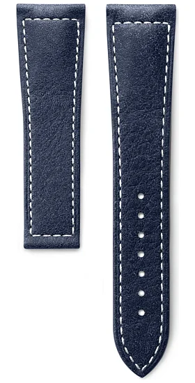Paski i części Pasek Skórzany Longines Granatowy XL 21mm Spirit Zulu Time 39 L682169443