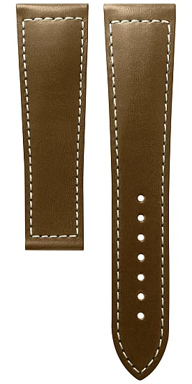 Paski i części Pasek Skórzany Longines Jasnobrązowy 22mm Spirit Zulu Time 42 L682165904