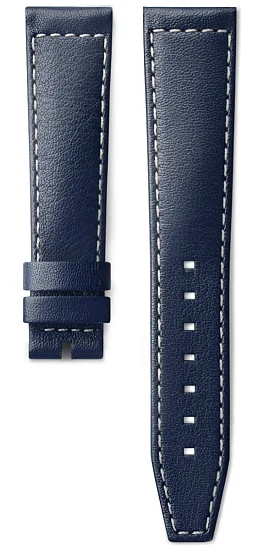 Paski i części Pasek Skórzany Longines Niebieski 19mm Spirit 40 L682166427