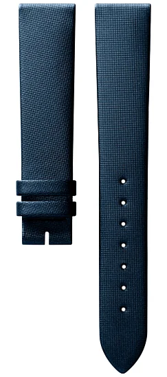 Paski i części Pasek Skórzany Longines granatowy XL 16mm Mini DolceVita L682174148