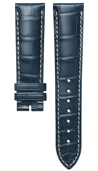 Paski i części Pasek Skórzany Longines Niebieski XS 20mm Master Collection L682153052