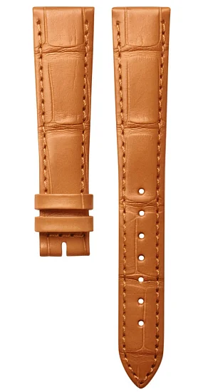 Paski i części Pasek Skórzany Longines Pomarańczowy XL 17mm DolceVita L682167728