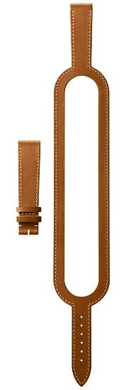 Paski i części Pasek Skórzany Longines Jasnobrązowy 16mm Mini DolceVita L682171058