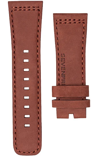 Paski i części Pasek Skórzany SEVENFRIDAY Brązowy 28mm SF-STRAP-031