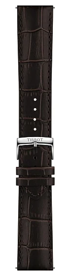 Paski i części Pasek Skórzany Tissot Brązowy 22mm Chrono L T600052170