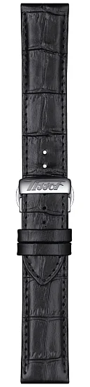 Paski i części Pasek Skórzany Tissot Aligator Czarny 21mm Visodate T600045452