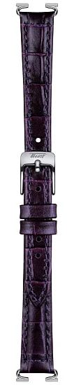 Paski i części Pasek Skórzany Tissot Fioletowy 12mm Porto T600046148