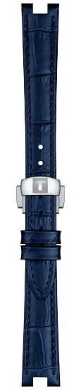 Paski i części Pasek Skórzany Tissot Aligator Niebieski 14mm Bellissima z Zapięciem Motylkowym T600047888