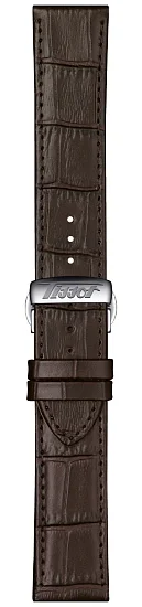 Paski i części Pasek Skórzany Tissot Aligator Brązowy 21mm Visodate z Zapięciem Motylkowym T600045450