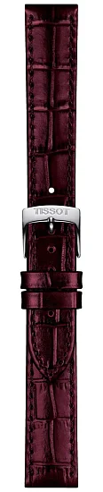 Paski i części Pasek Skórzany Tissot Aligator Bordowy 15mm Carson T600046029