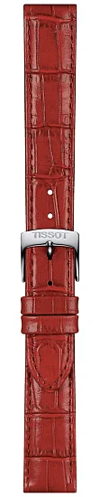 Paski i części Pasek Skórzany Tissot Aligator Czerwony 15mm Carson T600045624