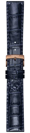 Paski i części Pasek Skórzany Tissot Aligator Niebieski 22mm Chrono XL T600048979