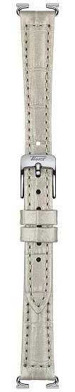 Paski i części Pasek Skórzany Tissot Szary 12mm Porto T600046150