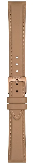 Paski i części Pasek Skórzany Tissot Beżowy 16mm Everytime T600047974