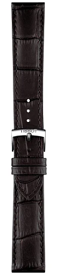Paski i części Pasek Skórzany Tissot Brązowy 20mm PR 100 T600049155