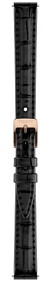 Paski i części Pasek Skórzany Tissot Czarny 12mm SRV T600051141