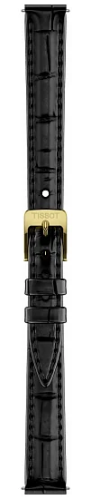 Paski i części Pasek Skórzany Tissot Czarny 12mm SRV T600051143