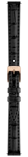 Paski i części Pasek Skórzany Tissot Czarny 12mm SRV T600051141