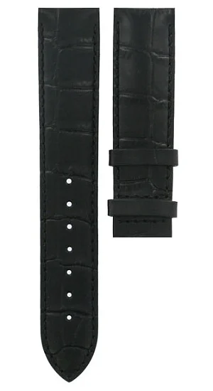 Paski i części Pasek Skórzany Tissot Czarny 19mm Le Locle T610014581