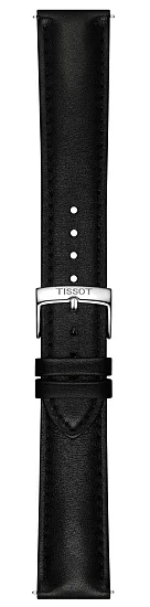 Paski i części Pasek Skórzany Tissot Czarny 20mm Classic Dream T600051682