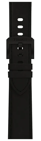 Paski i części Pasek Skórzany Tissot Czarny 20mm PRC 100 Solar T600050755