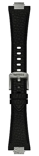 Paski i części Pasek Skórzany Tissot Czarny 20mm PRX 38 T600051267
