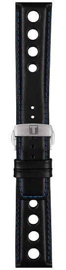 Paski i części Pasek Skórzany Tissot Czarny 22mm Alpine, PR516, V8 T600041480
