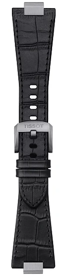 Paski i części Pasek Skórzany Tissot Czarny PRX 40 T600047562