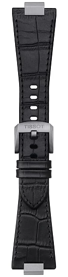Paski i części Pasek Skórzany Tissot Czarny PRX 40 T600047562