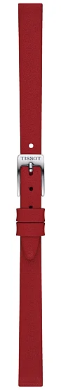 Paski i części Pasek Skórzany Tissot Czerwony 9mm Lovely T600048693