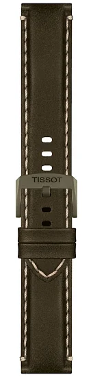Paski i części Pasek Skórzany Tissot Khaki 22mm Chrono XL T600047905