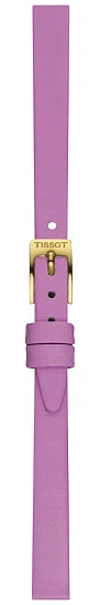 Paski i części Pasek Skórzany Tissot Fioletowy 8mm Lovely T600048692