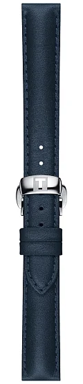 Paski i części Pasek Skórzany Tissot Niebieski 15mm T-My Lady z Zapięciem Motylkowym T600046067