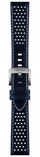 Paski i części Pasek Skórzany Tissot Niebieski 20mm T852050051