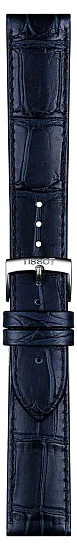 Paski i części Pasek Skórzany Tissot Niebieski 20mm Carson T600041534