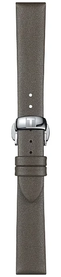 Paski i części Pasek Skórzany Tissot Szary 16mm z Zapięciem Motylkowym Glendora T600045322