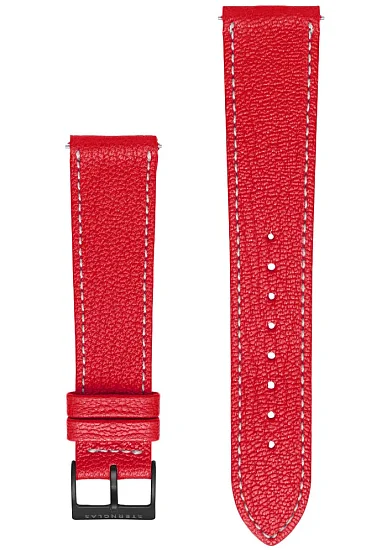 Paski i części Pasek Sternglas Skórzany Capra 20mm Czerwony S03-CA02