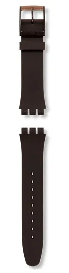 Paski i części Pasek Swatch New Gent 20mm Brązowy ASUOC700