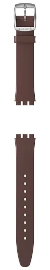 Paski i części Pasek Swatch Skin Irony Brązowy SKINBRUSHED ASYXS102