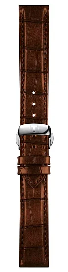 Paski i części Pasek Syntetyczny Tissot Brązowy 19mm Le Locle T604047475