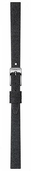 Paski i części Pasek Syntetyczny Tissot Czarny 9mm T852048076